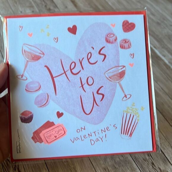 New! HERE’S TO US Valentine’s Day Card by American Greetings Wife Girlfriend NWT - Picture 1 of 5